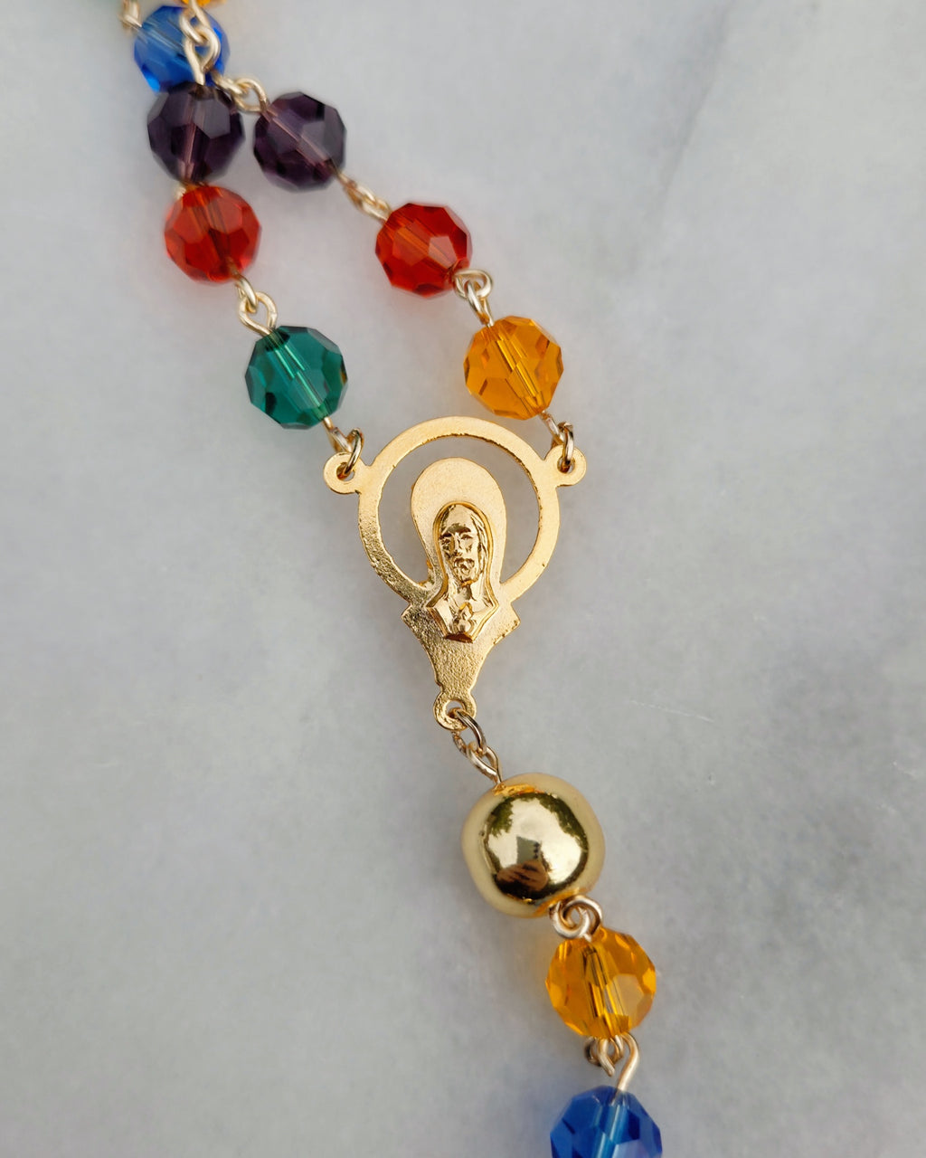 Saint Mary's Window | Stained Glass Rosary