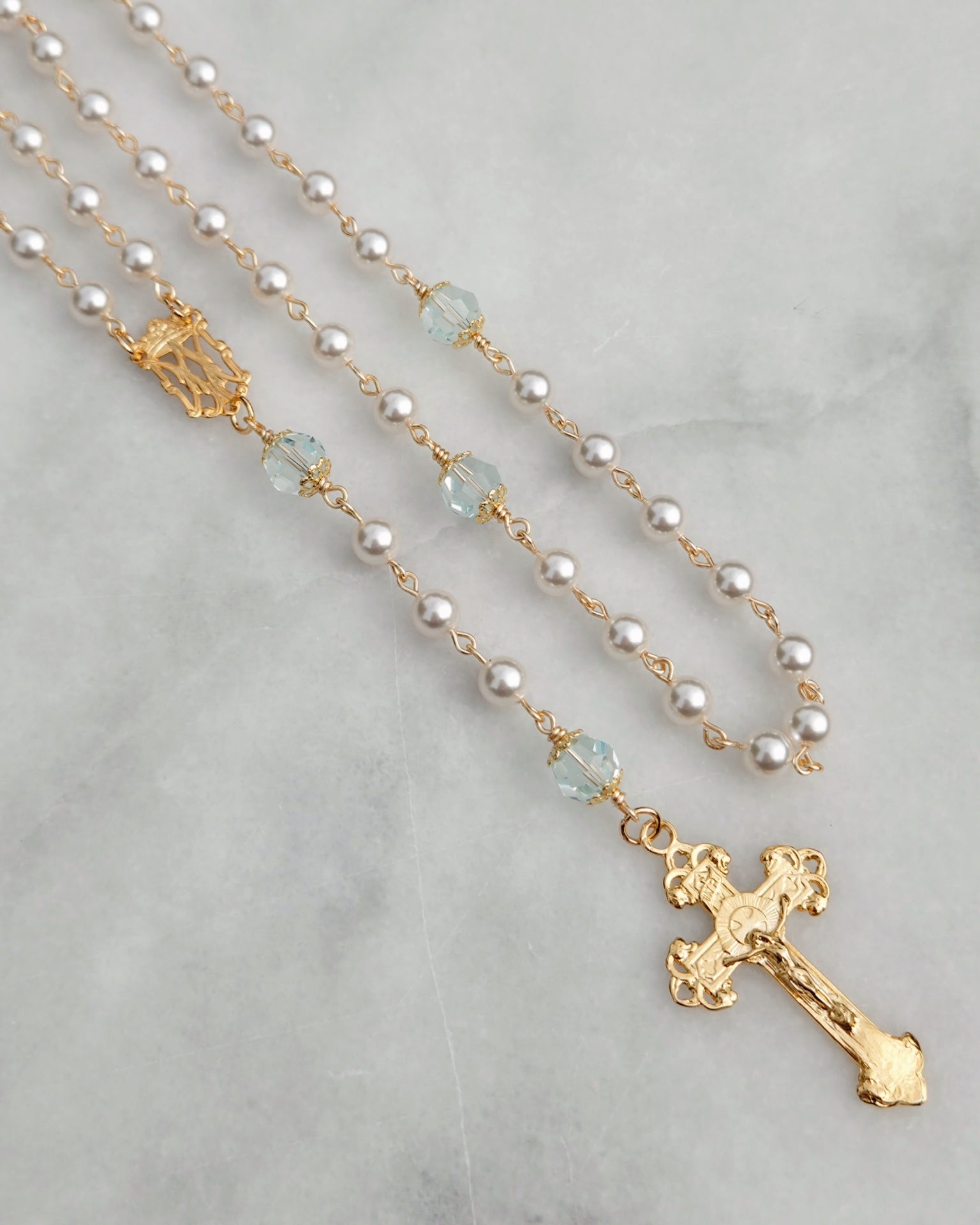 Something Blue | Swarovski Bridal Rosary