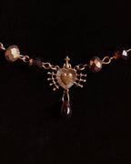 Seven Sorrows | Autumn Glass Necklace