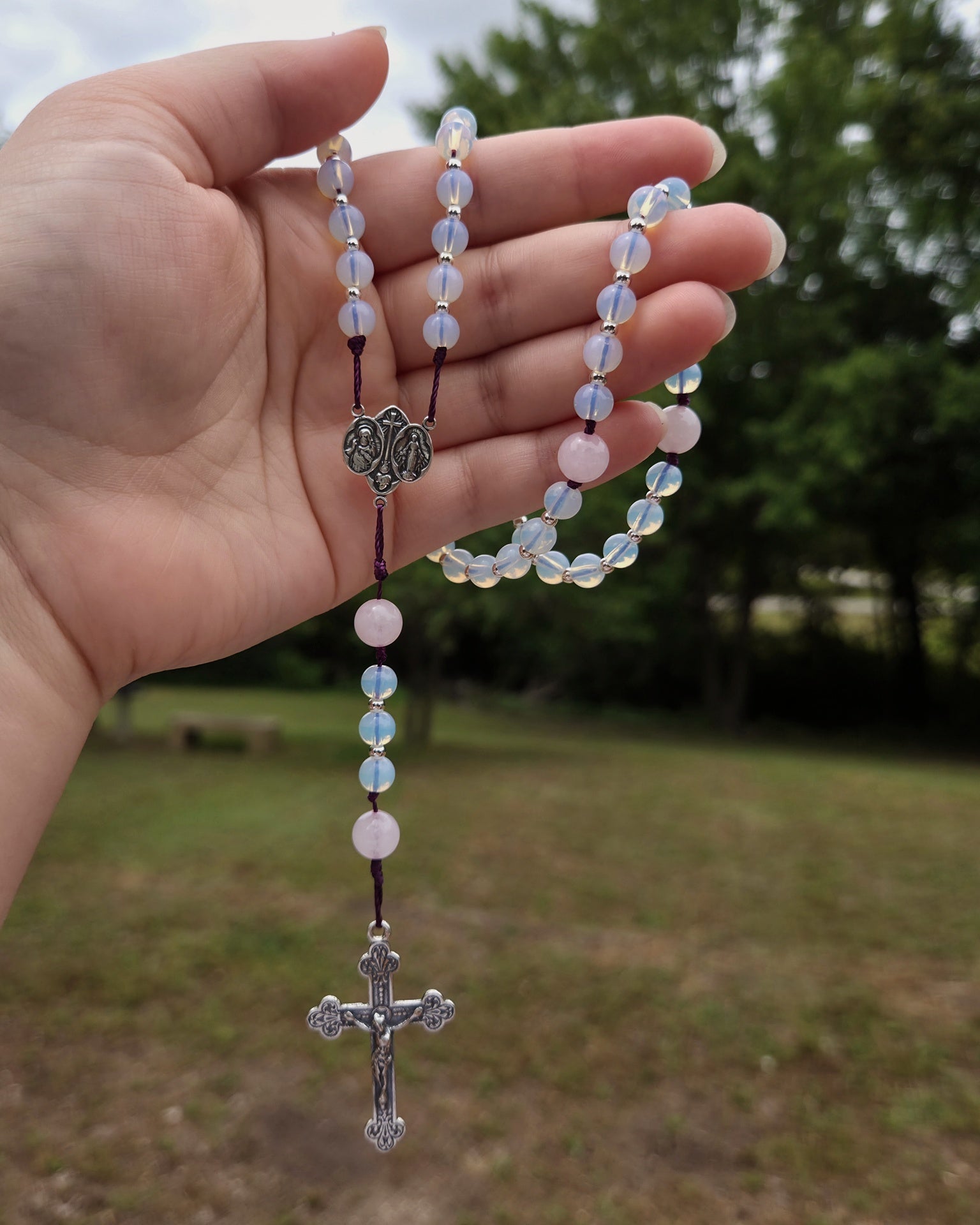 Fleur de Marie | Petite Sterling Silver Rosary