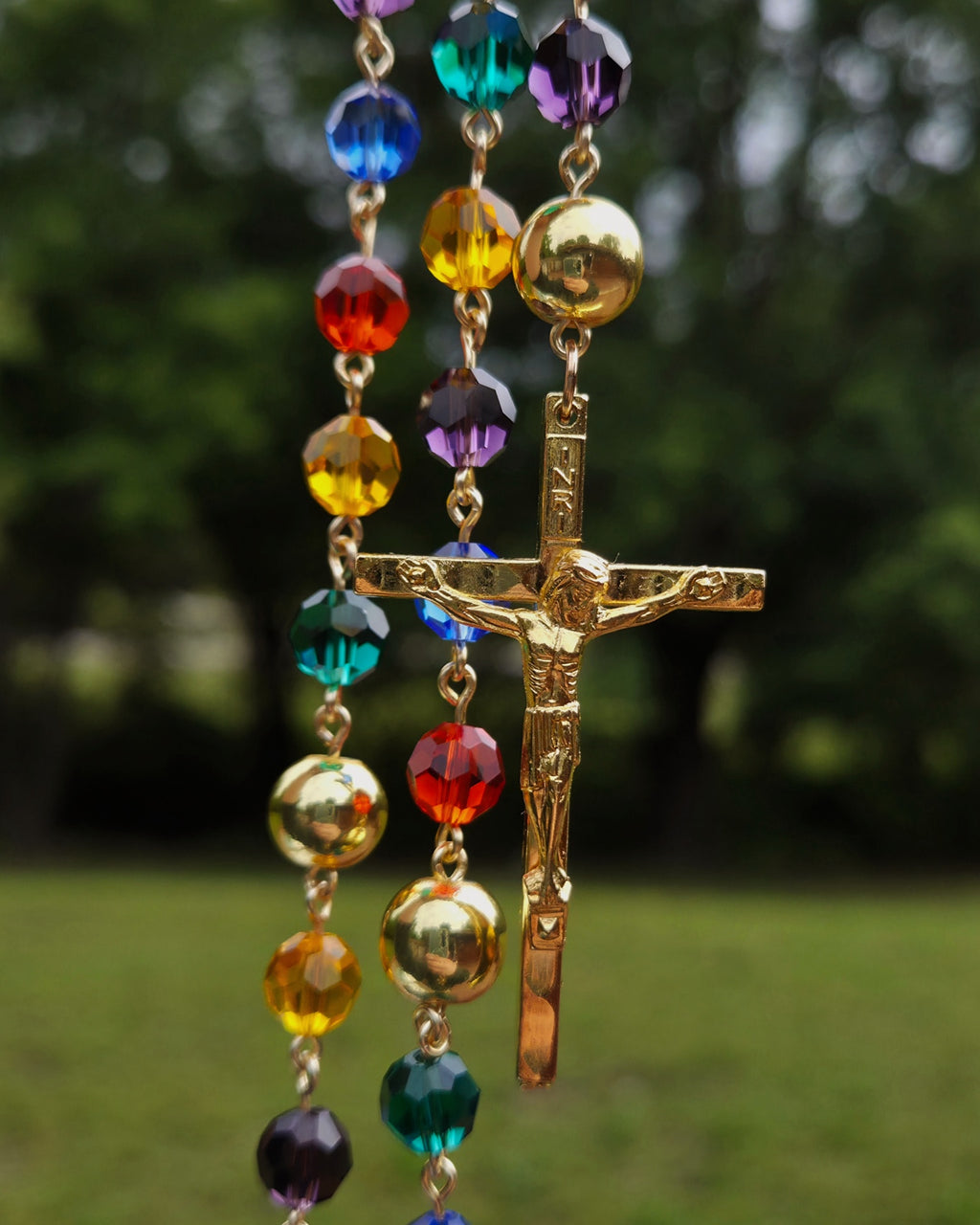 Saint Mary's Window | Stained Glass Rosary
