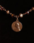 St. Joan of Arc | Autumn Glass Necklace