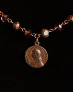 St. Joan of Arc | Autumn Glass Necklace