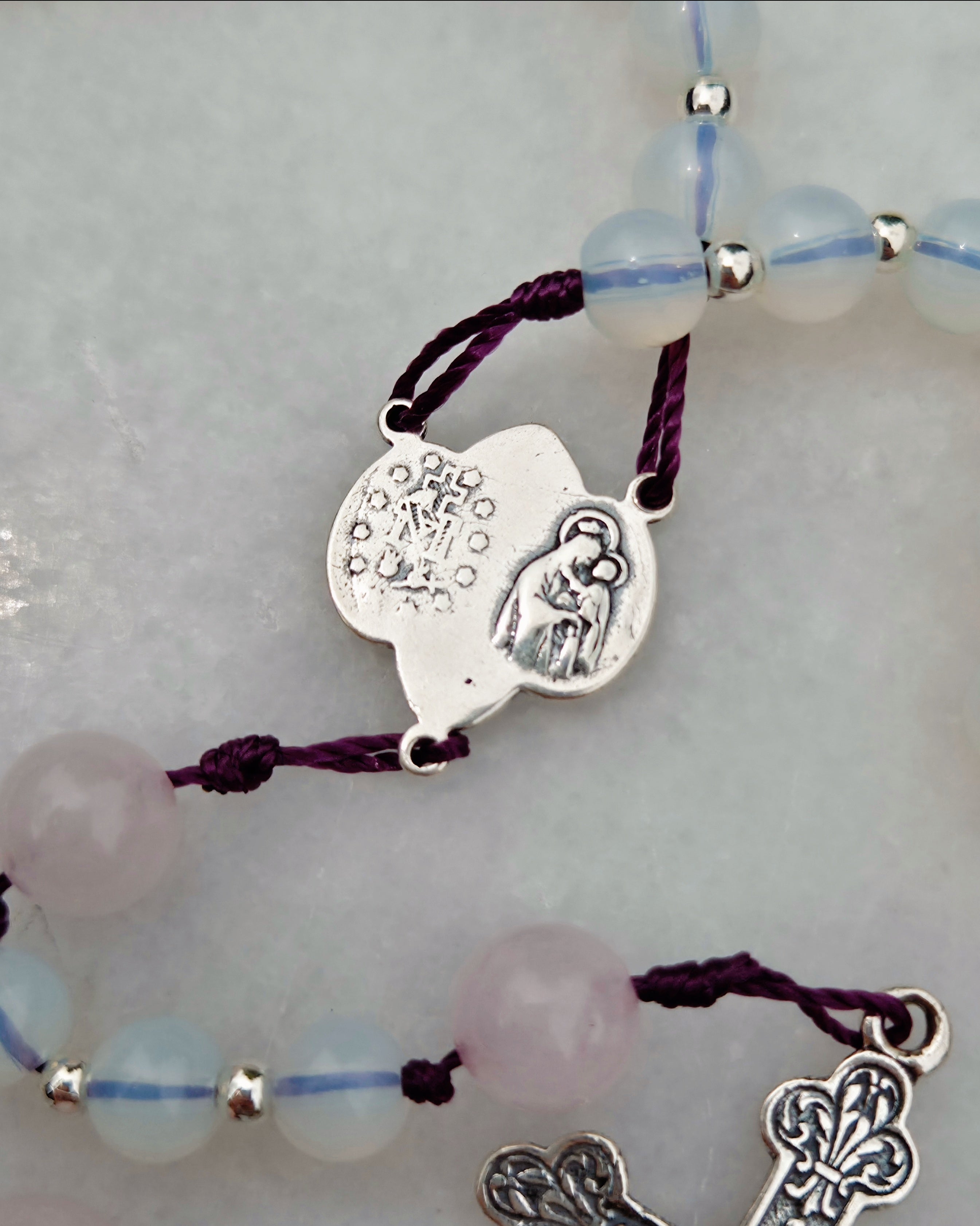 Fleur de Marie | Petite Sterling Silver Rosary