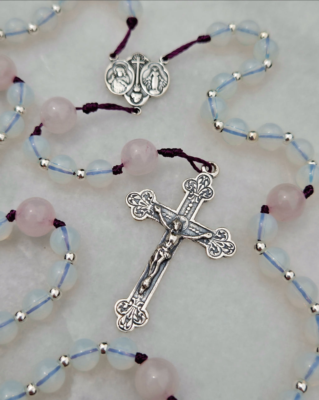 Fleur de Marie | Petite Sterling Silver Rosary