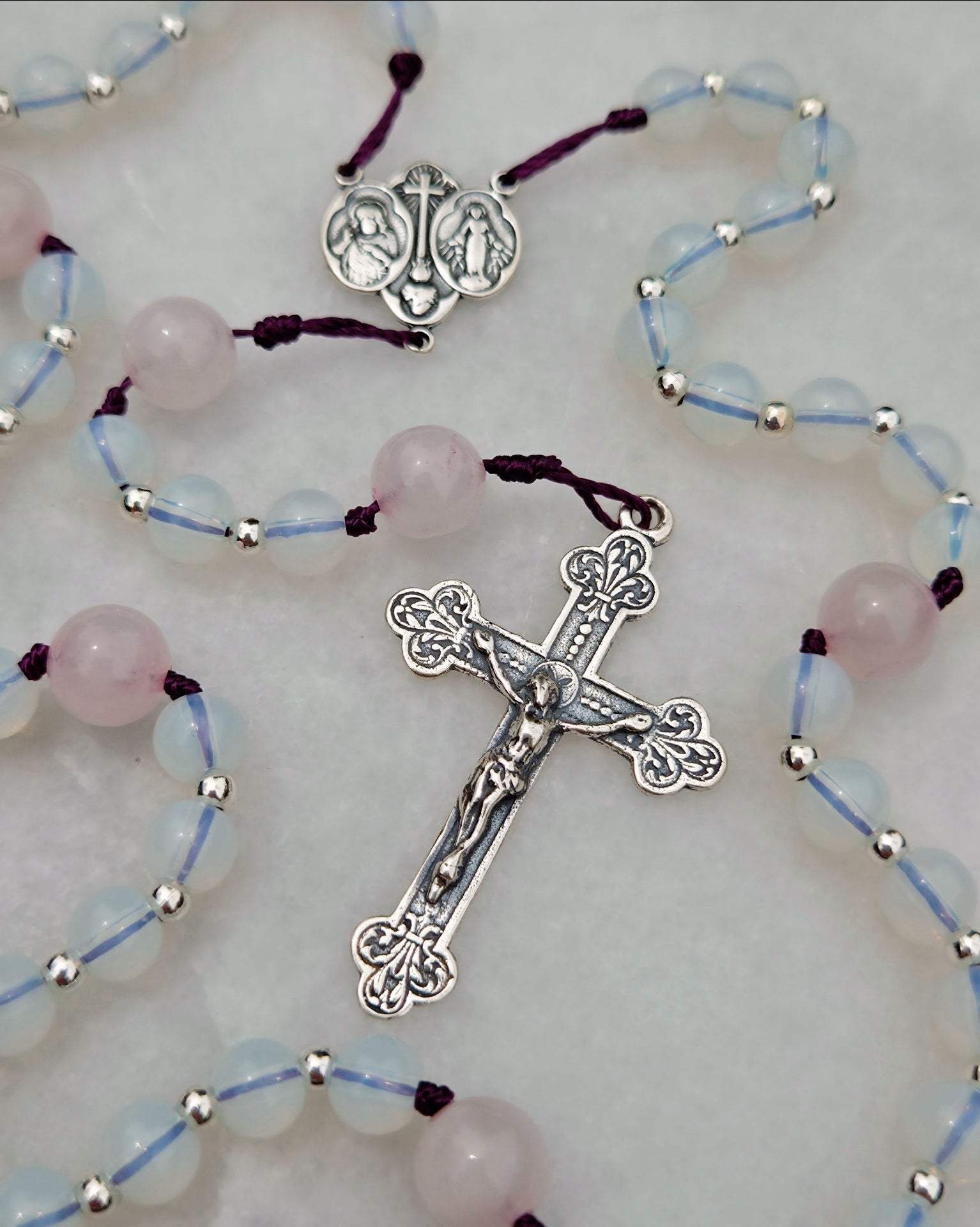 Fleur de Marie | Petite Sterling Silver Rosary