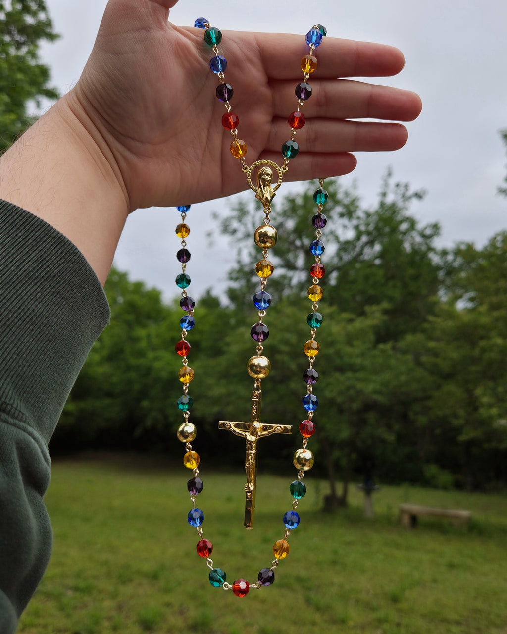 Saint Mary's Window | Stained Glass Rosary