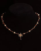 Seven Sorrows | Autumn Glass Necklace