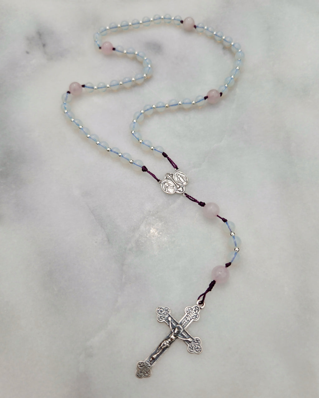 Fleur de Marie | Petite Sterling Silver Rosary