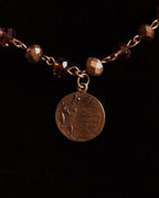 St. Joan of Arc | Autumn Glass Necklace
