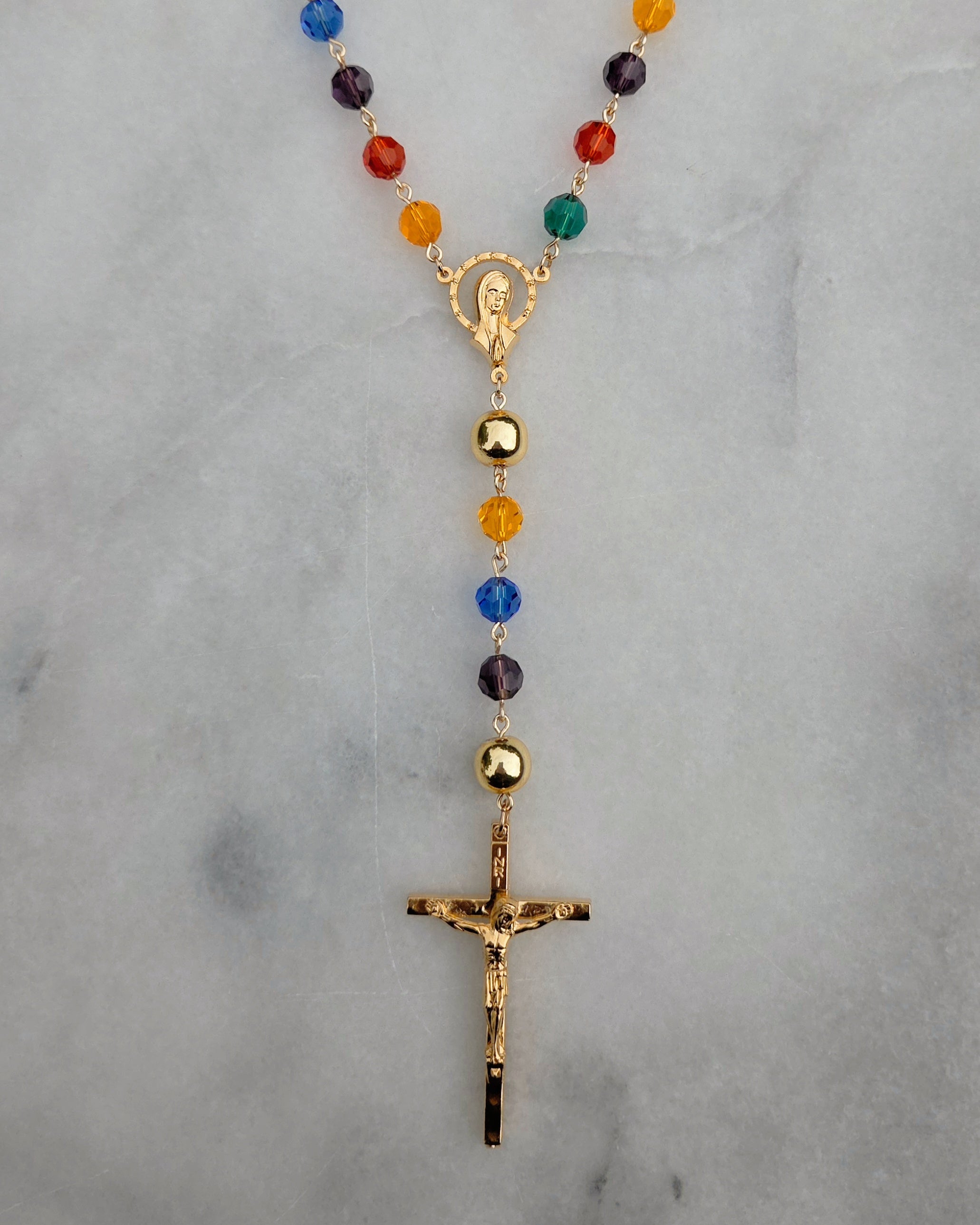 Saint Mary's Window | Stained Glass Rosary
