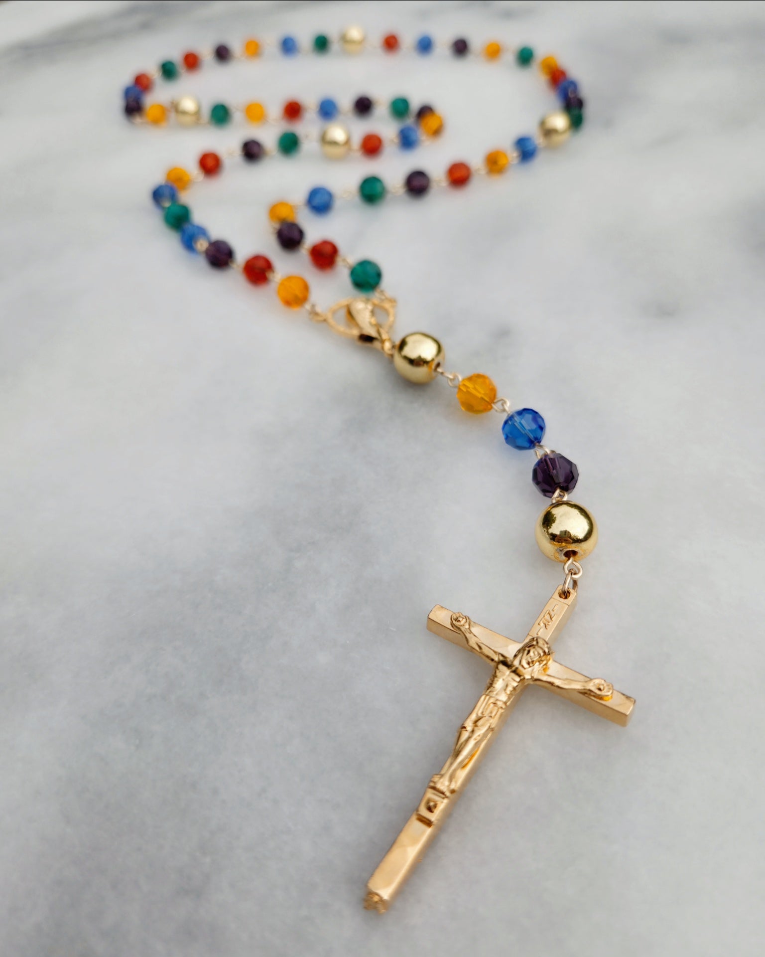 Saint Mary's Window | Stained Glass Rosary