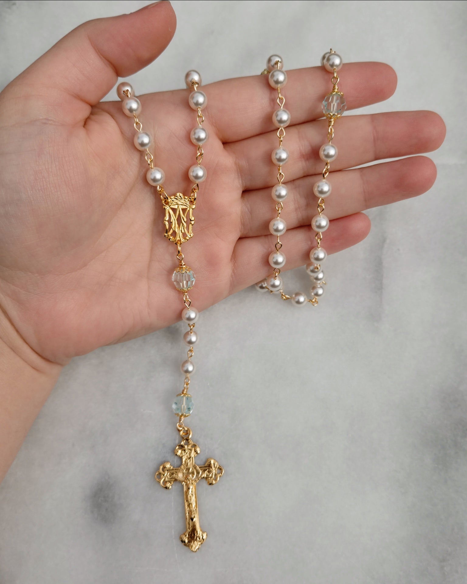 Something Blue | Swarovski Bridal Rosary