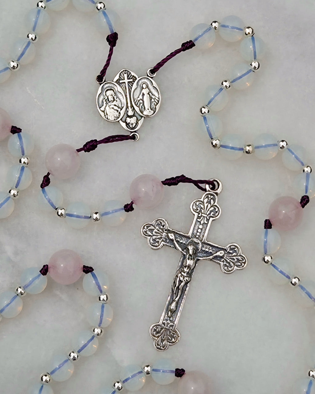 Fleur de Marie | Petite Sterling Silver Rosary