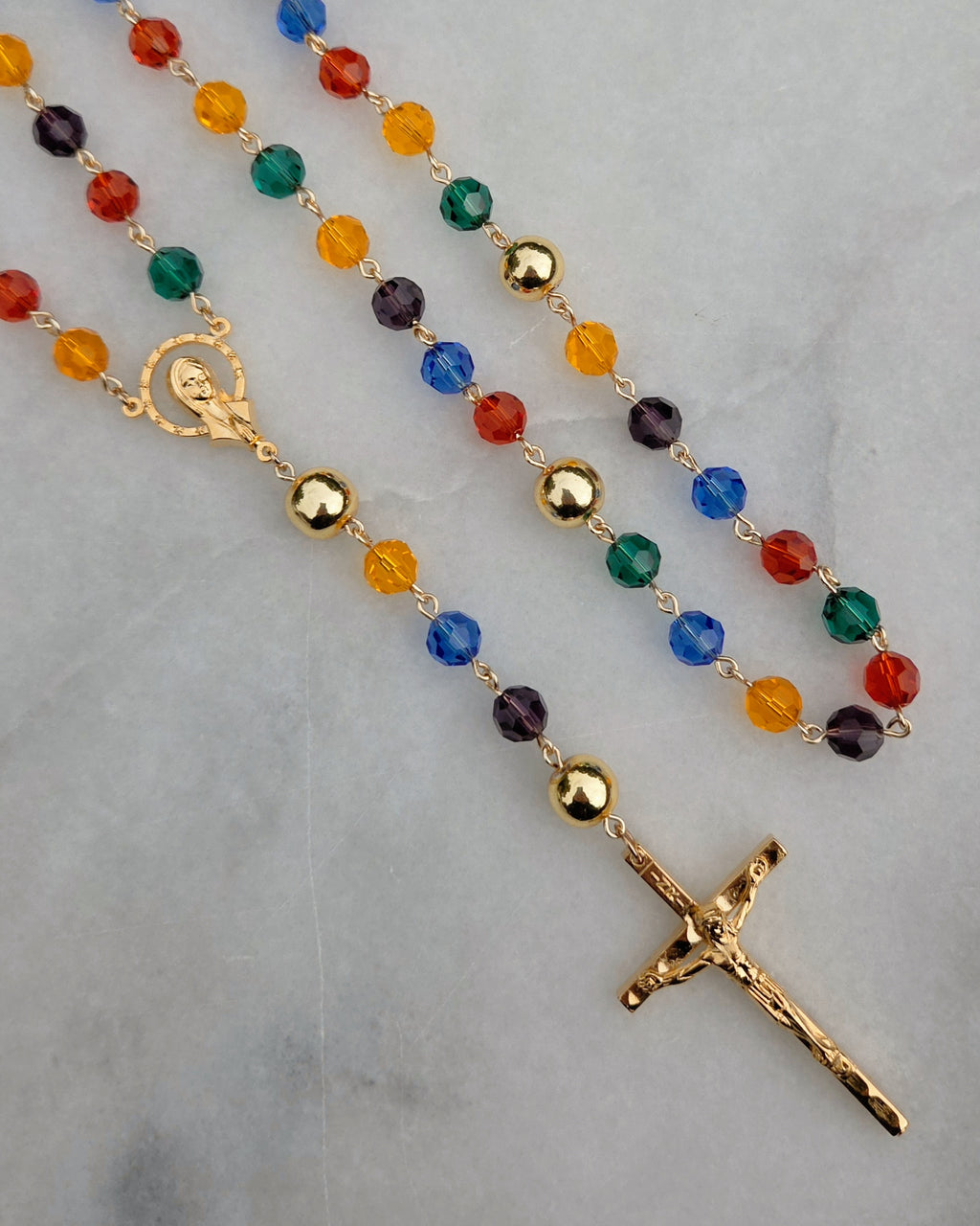 Saint Mary's Window | Stained Glass Rosary