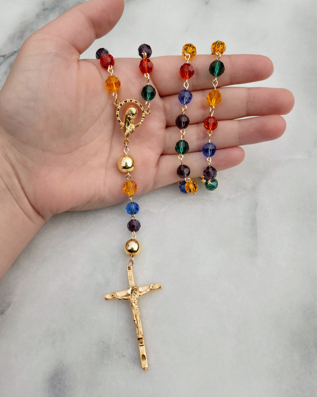 Saint Mary's Window | Stained Glass Rosary