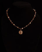 St. Joan of Arc | Autumn Glass Necklace